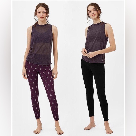 Sweaty Betty Ditsy Paisley 7/8 Reversible Leggings XS - Picture 9 of 9